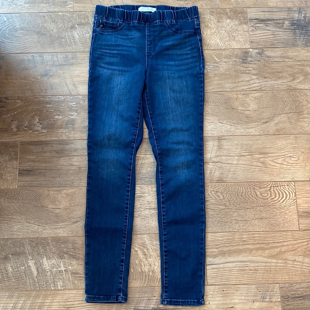 KanCan Gemma High Rise Elastic Band Jeggings - KC8564D - Dark Wash